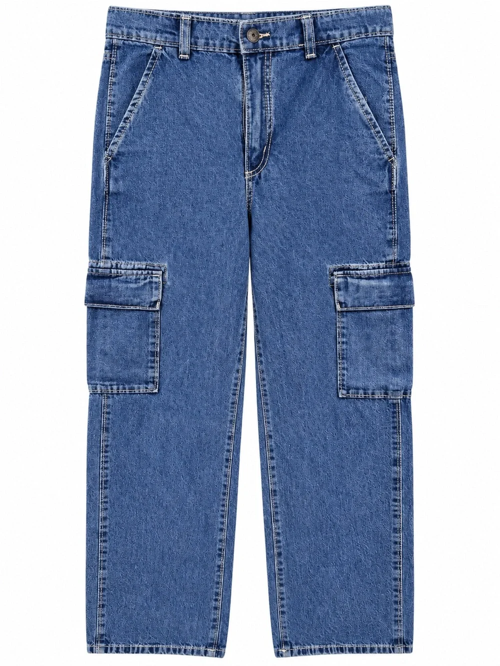 OshKosh B'gosh Blue Cargo Denim Relaxed Jeans